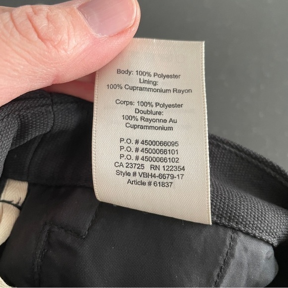 Aritzia Wilfred High Waisted Trouser Shorts Black 2 - Picture 9 of 9